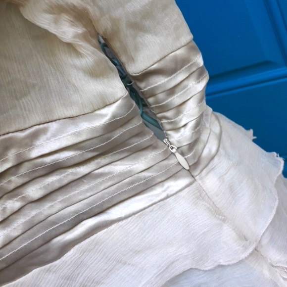 Silk Shirt Bohemian Hippie Shirt Top Flowy Ruffle Top Silk Scarf Shirt Boho Goth - Picture 5 of 8